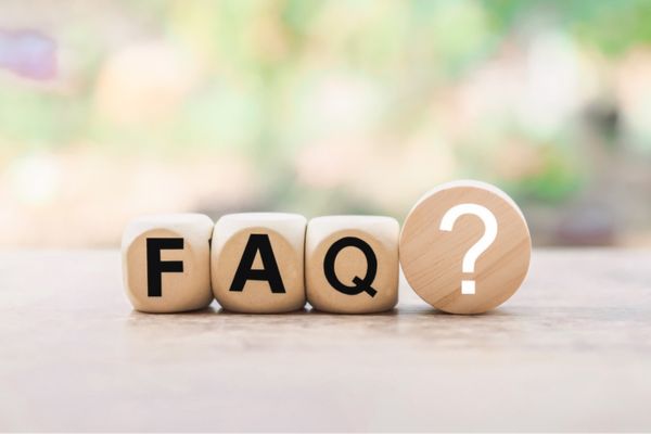 FAQ spelled using wooden letter blocks depicting MERV hvac filter ratings